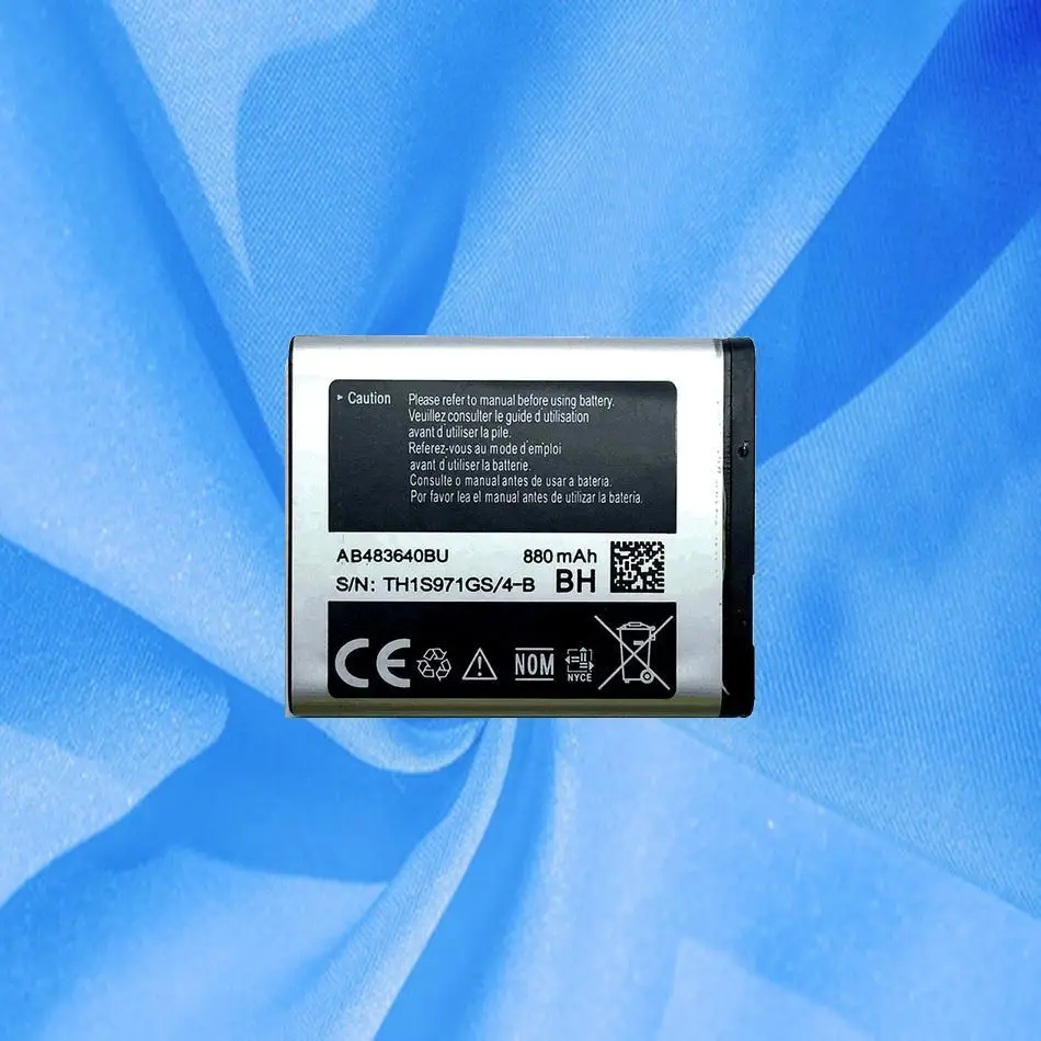 

Battery AB483640BU 880Mah For Samsung J600 J608 C3050C S7350C F619 C3050 E740 E748 F110 F118 G618 L600 L608 B3210 M519