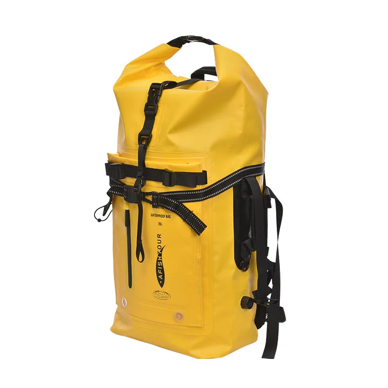 PVC Waterproof Bag, Flipper Bag, Outdoor Sports Goods, Diving Equipment, Large Capacity Backpack, Fully Waterproof.