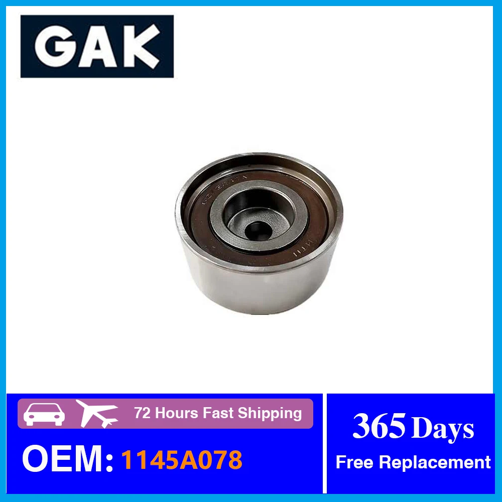 GAK brand Timing Belt Tensioner Pulley for Mitsubishi Pajero Montero Sport II L200 Triton 2005-2015 1145A078 MN176844