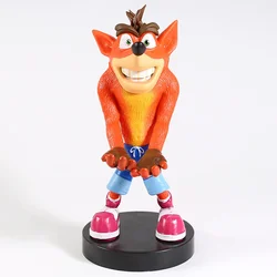 Crash Bandicoot Phone & Controller Holder Figure Cartoon Character Model Toys Doll Collection Desktop