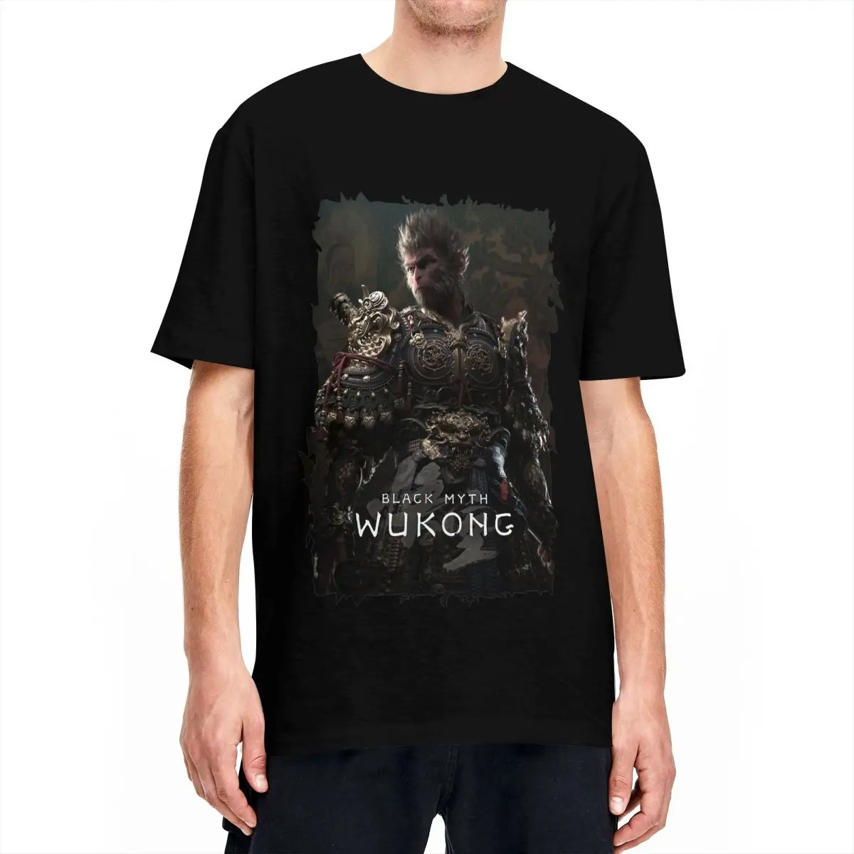 Men Women T Shirt Wukong Black Myth T-Shirts Leisure Game Summer Tees Y2K Funny Print 100 Cotton Tops Gift