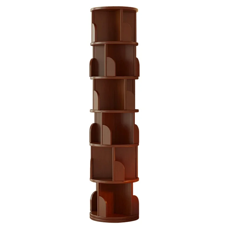 

Rotating Family Living Room Bookcase with Locker Simple Student Cabinet Children's Elegant Home and School Bookcase