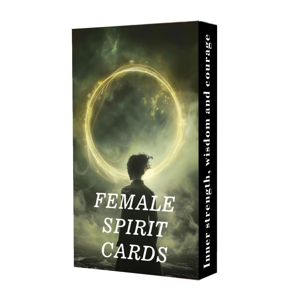 Female Spirit Oracle Cards, Inner Strength, Wisdom And Courage, Personal Reading, 12x7cm, Tarot Cards, Card Games, 56 Cards, 14+
