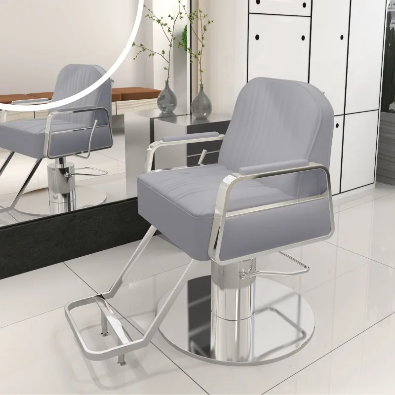 Mat Organizer Barber Chair Barbershop Armchair Fashionable Design Barber Chair Elegant Beauty Stylist Chair Salon Furniture