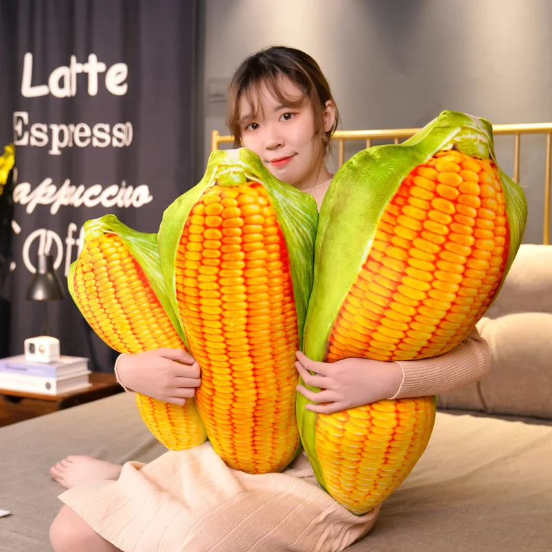 

Elastic simulation food corn pillow plush toy holding sleeping doll super soft girlfriend birthday gift