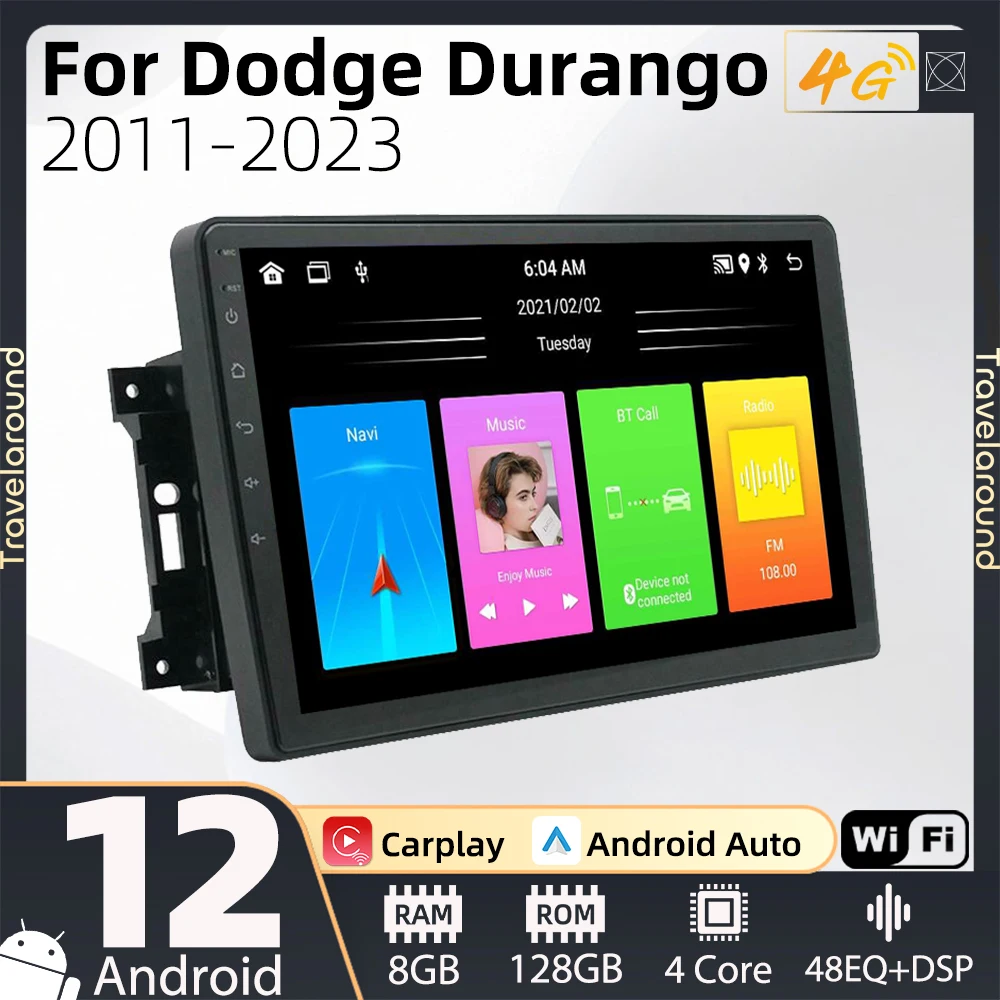 

Multimedia for Dodge Durango 2011-2023 2 Din Android Car Radio GPS Navigation Autoradio Player Head Unit Audio Stereo Autoradio