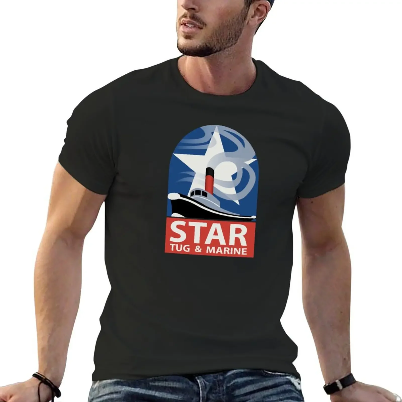 

Star Tug & Marine T-Shirt quick-drying heavyweights shirts men graphic
