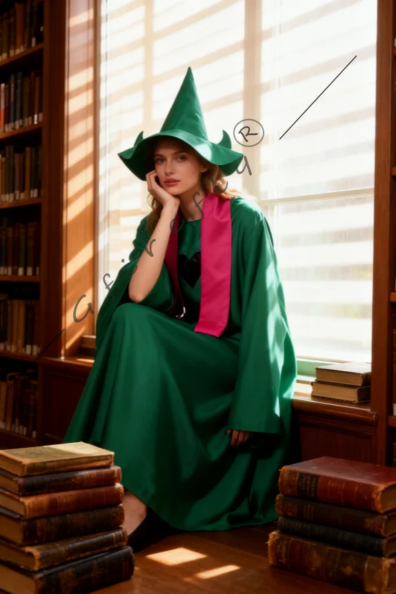 Undertale Ralsei コスプレ衣装 デルタルーン ゲームとアニメのコスプレ服 ロールプレイング用の同じスタイルのフード付きグリーンケープ