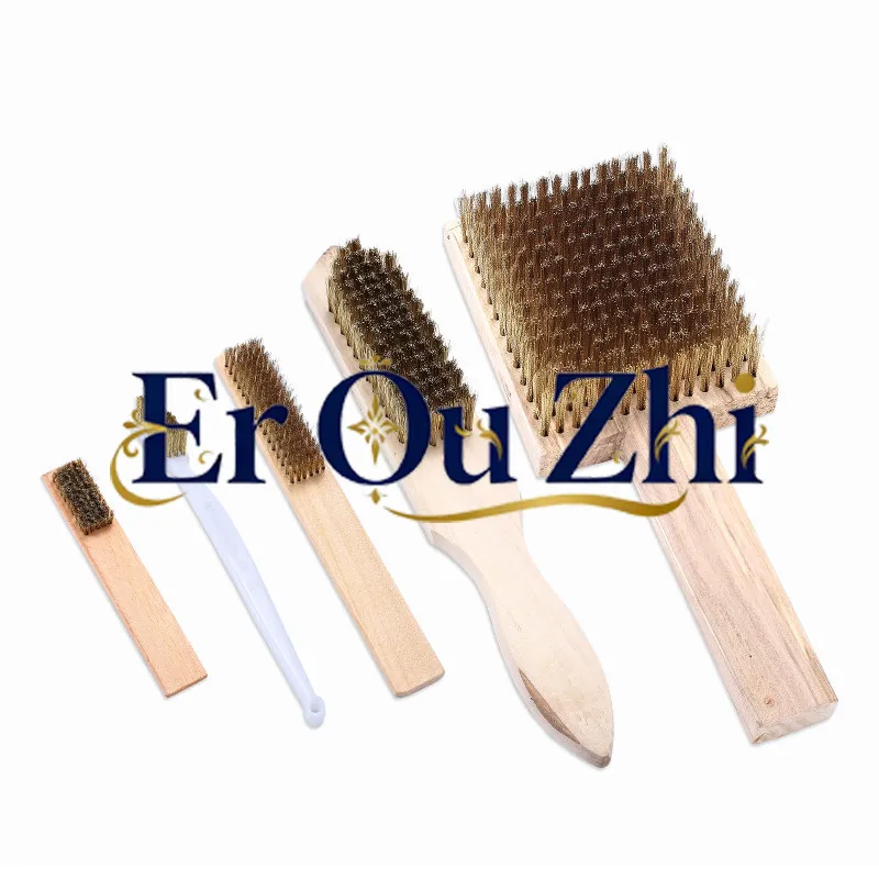 Copper Wire Brush, Copper Wire Plate Brush, Copper Wire Square Brush, Polishing