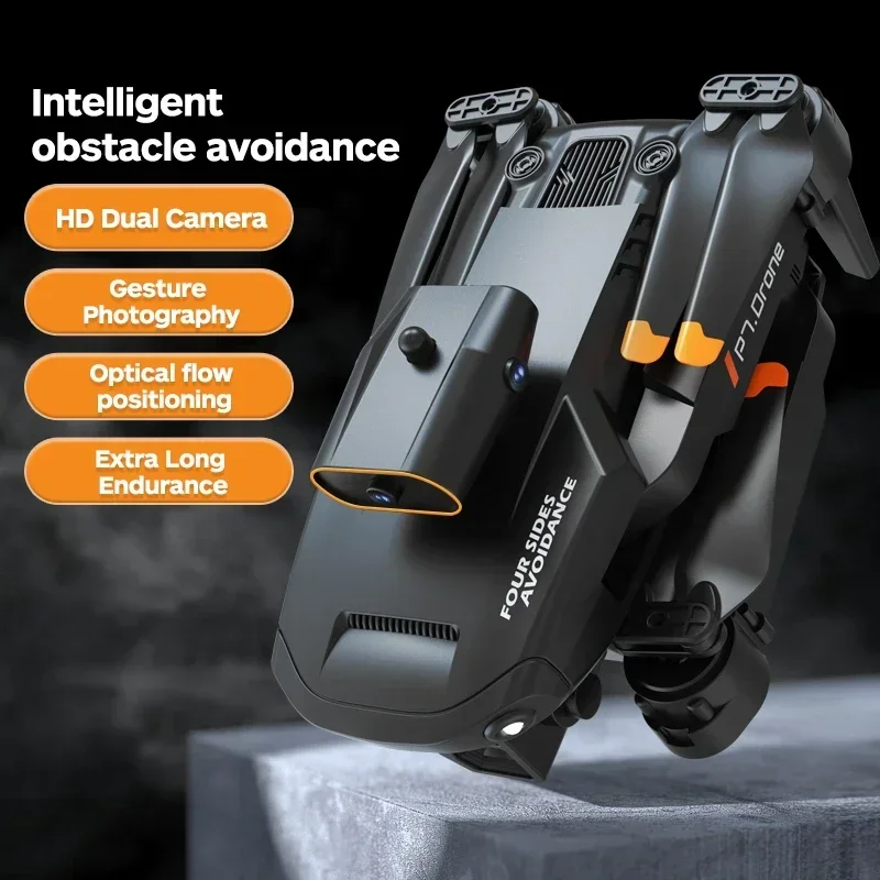 New Drone P7 HD Dual Camera for Anti Wind Aerial Photography Quadcopter Drones 360⁰ Obstacle Avoidance RC Dron Toys