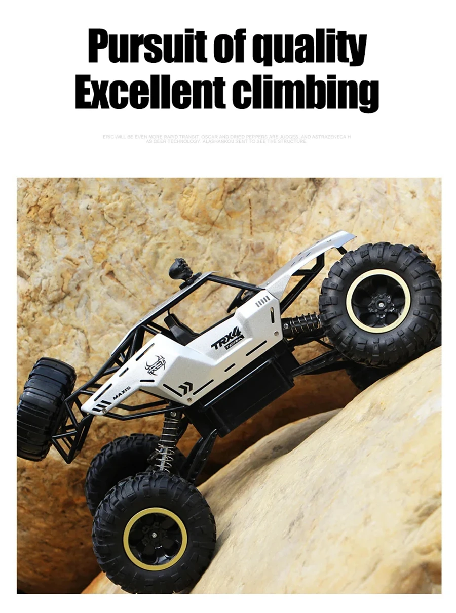 Oike 1:16 /1:12 All Terrain RC Car 30KM/H High Speed 4WD Electric Remote Control Buggy 4X4 Off-Road Truck Vehicle Model Toy Gift