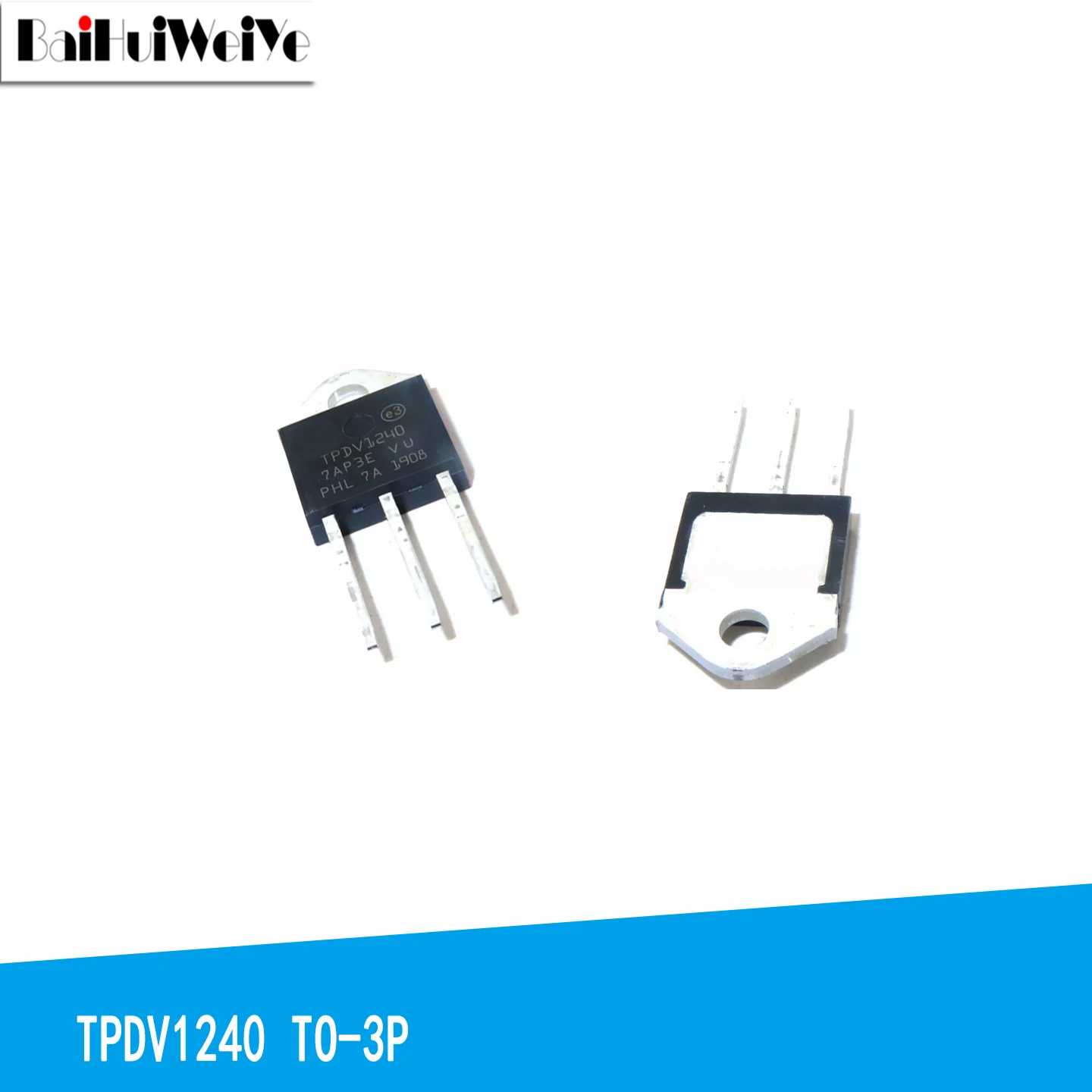 5Pcs TPDV1240 40A 1200V TO-3P Bidirectional Thyristor High-Power Transistor New Good Quality Chipse