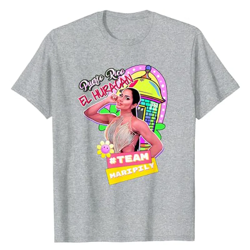 T-shirt elegante do Orgulho Ricano para Mulheres, Orgulho Ricano, Huracan, Boricua, Tee Team Tierra, Enquanto Ficar, Roupas Presentes