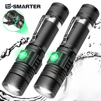 Aluminum Alloy Portable Torch Powerful LED Flashlight USB ReChargeable Outdoor Tactical Zoom Camping Waterproof Flash Light