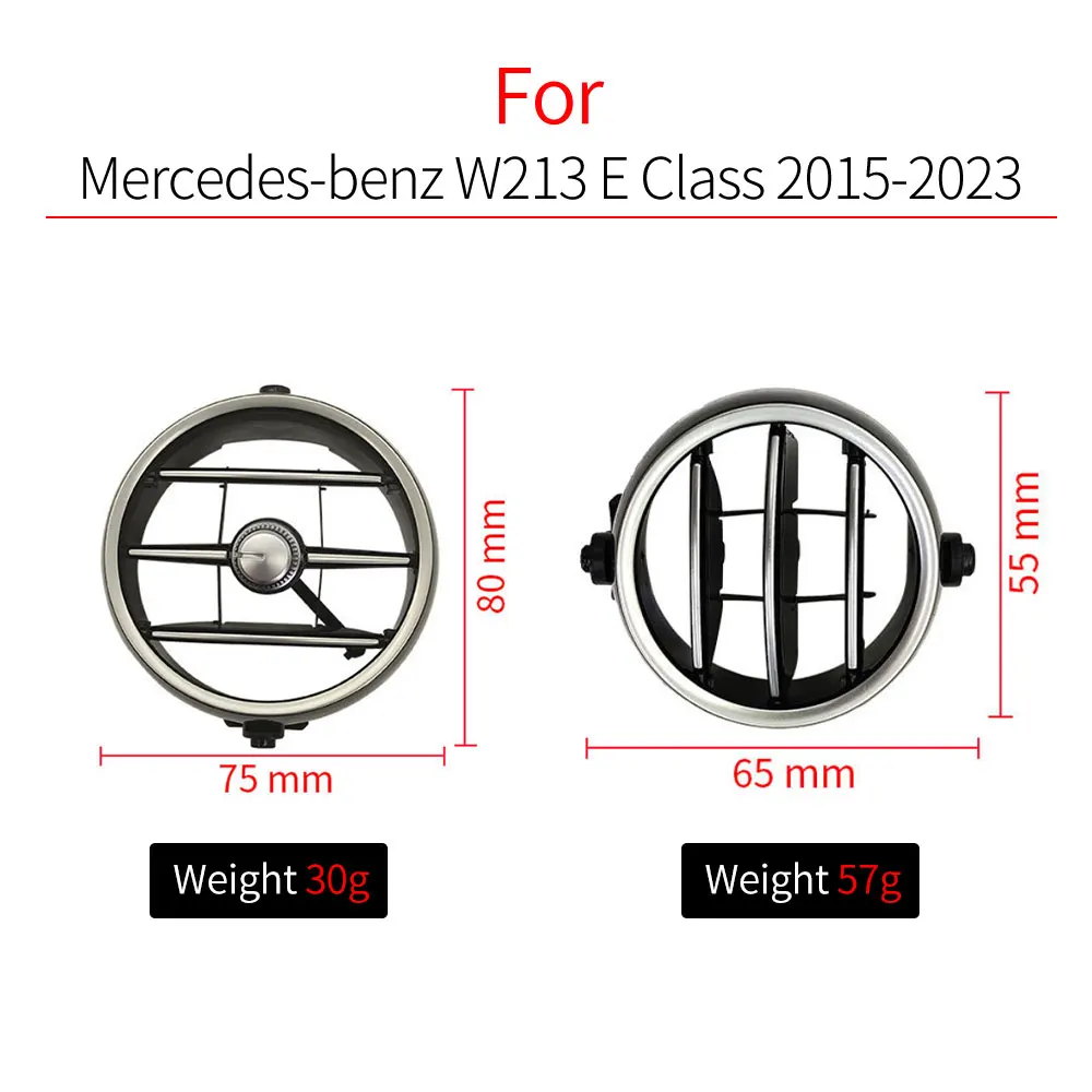 Für Mercedes W213 Auto Vorne Hinten Klimaanlage Vent Grille Outlet Abdeckung Für Benz E Klasse 2015-2023 E200 e230 E300 E350 E63 AMG