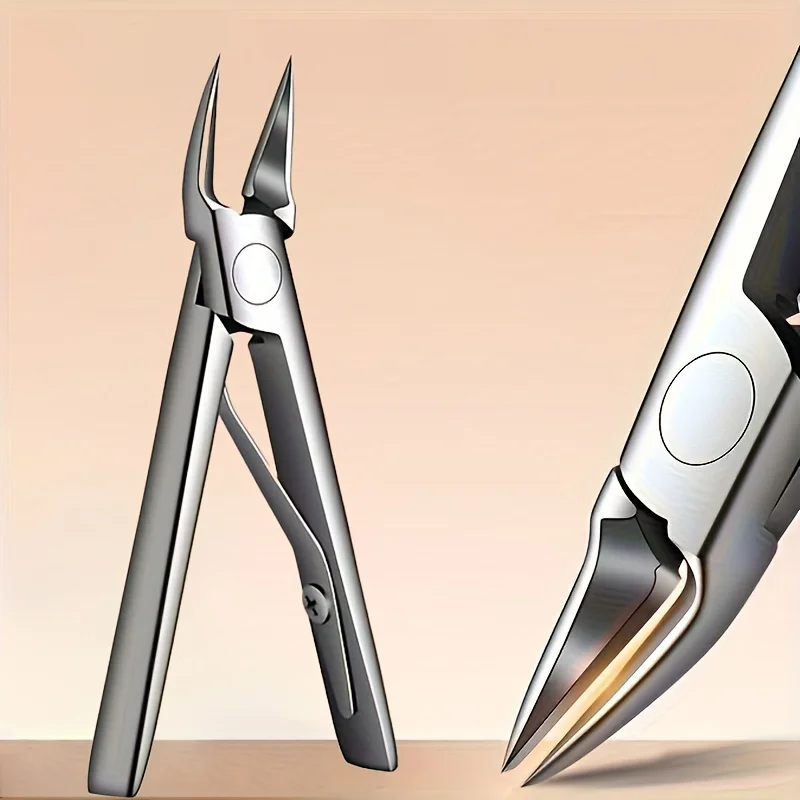 1 piece Thick Nail Professional Nail Clipper with Stainless Steel Body for Nail Care and Removing Ingrown Nails