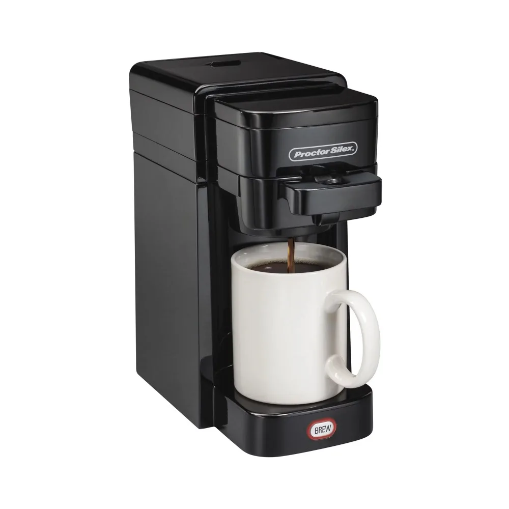 

Single Serve Ground & Single Serve Pod Coffee Maker Black