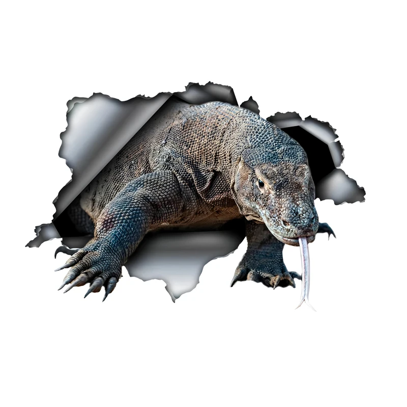 

DK525# Komodo Dragon Car Bumper Window Stickers For Car Truck Van Fashion Decals Vinyl Material Stickers