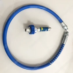 Grease Coupler Lock Clamp Type Grease Nozzle Hose Kit High-Pressure Grease Gun Coupling End Connector Lock On Tool Accessories