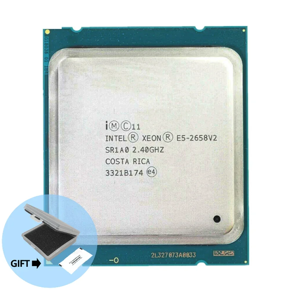 Intel Xeon E5 2658 V2 E5 2658V2 Processor 2.4GHZ 10-Core 25MB LGA 2011 95W CPU