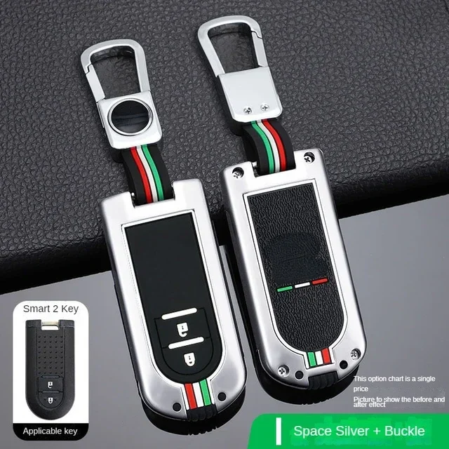

Car Key Decoration Modification Housing For Toyota Daihatsu Tanto Car Zinc Alloy Key Cover La600S 610S 150S Poton