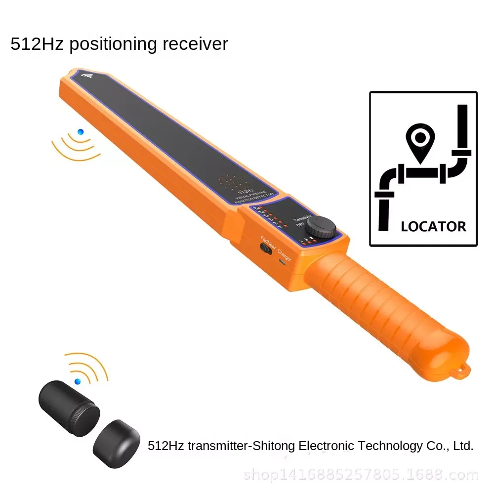 

Underground Pipeline Handheld Detector Positioning Plugging Meter 512HZ Positioner Pipeline Endoscopic Camera Video Surveillance