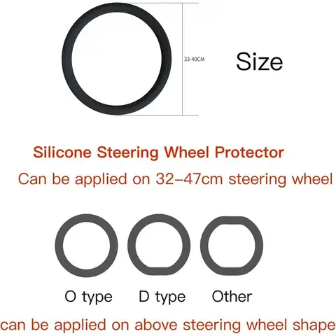 10 best sales 16 inch steering wheel cover - №1