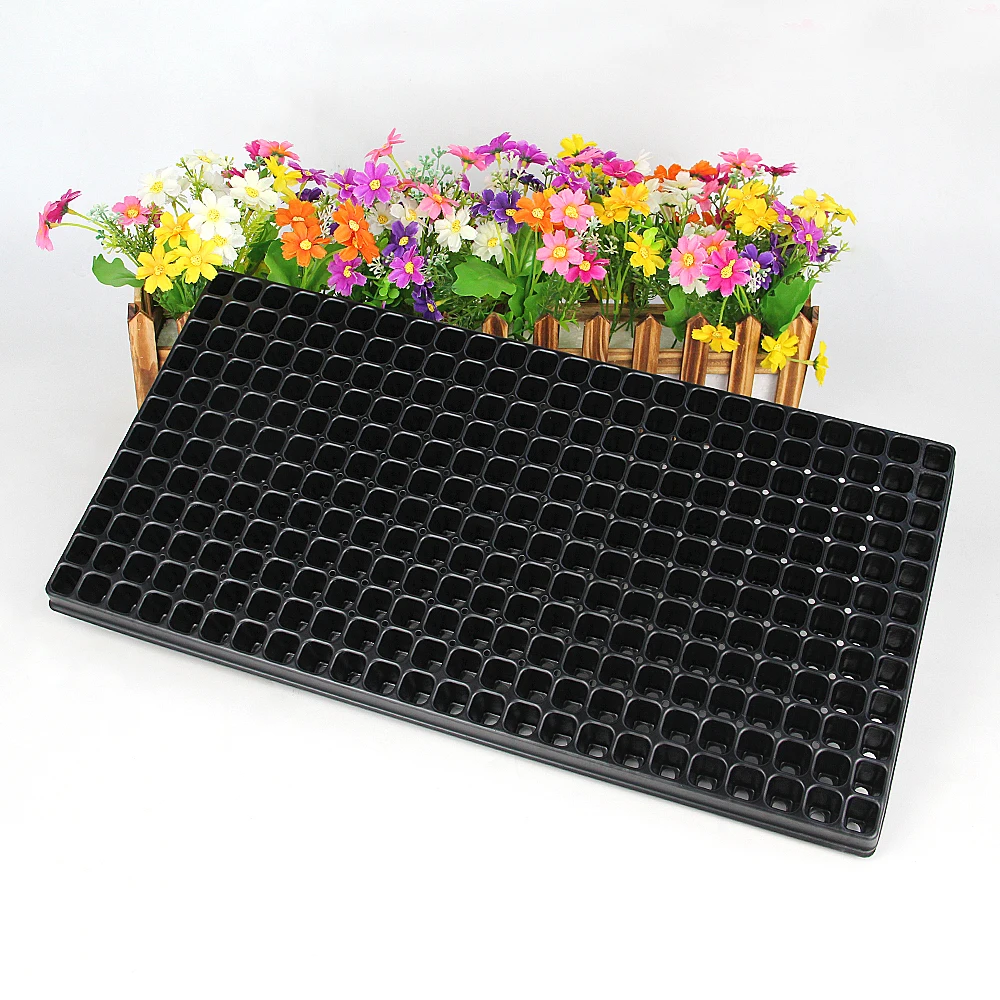 plastic seed starting grow germination seedling tray for vegetables nursery 1 box