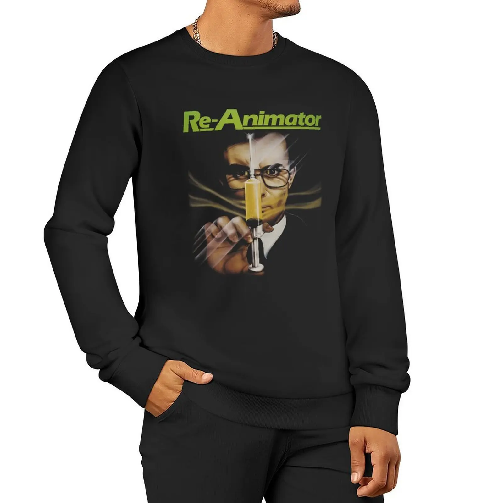 Reanimator 2 الرعب السترة الملابس الكورية الملابس للرجال الخريف منتجات جديدة الجرافيك تي شيرت الرجال بلوزات الرجال