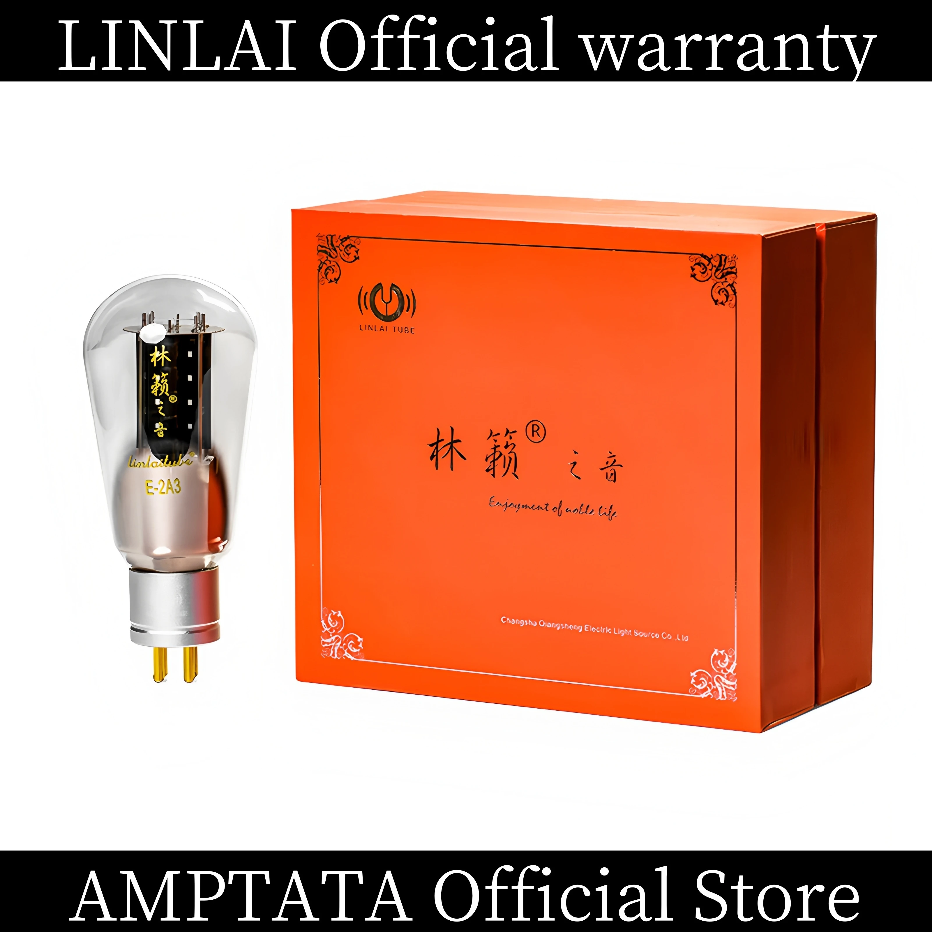 LinLai E-2A3 / Série principal Top Elite / Tubo de vácuo / Atualização WE 2A3C 2A3B / Amplificador / 15 meses de garantia / Par combinado