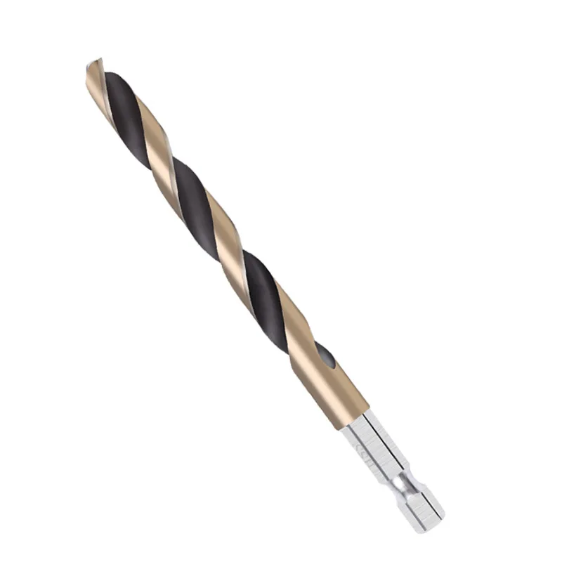 High Hardness Cobalt Drill Bit Set Hex Shank for Stainless Steel Metal Iron Drilling Wear Resistant