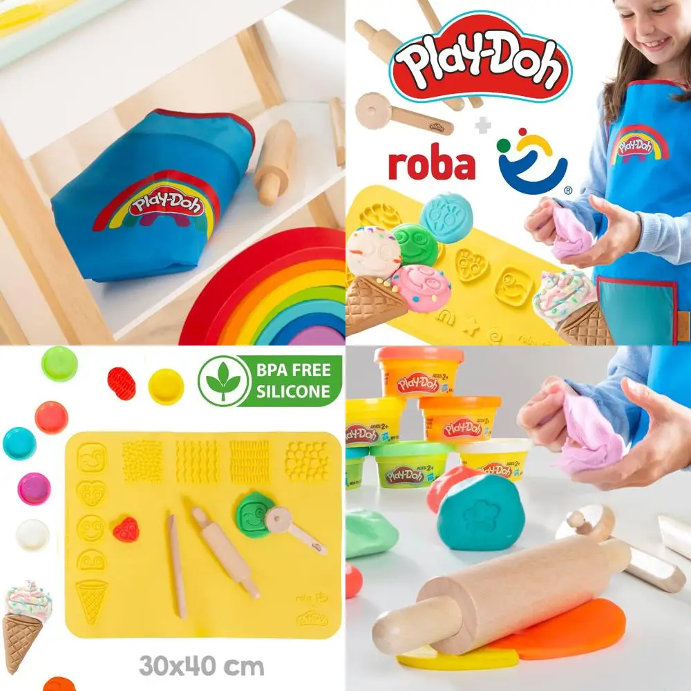 

Durable Wooden Desk & Chair Set for Kids with Playmat, Storage, and Art Tools - Ideal Craft Station for Ages 3+