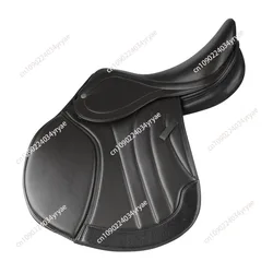 Saddle, obstacle saddle, cowhide, equestrian, harness
