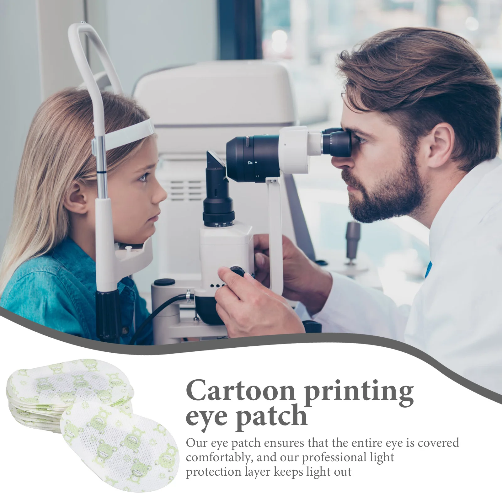 

30Pcs Eye Training Patches Lightweight Soft Lazy Eye Covers Kids Amblyopia Correction Breathable Comfortable Masks