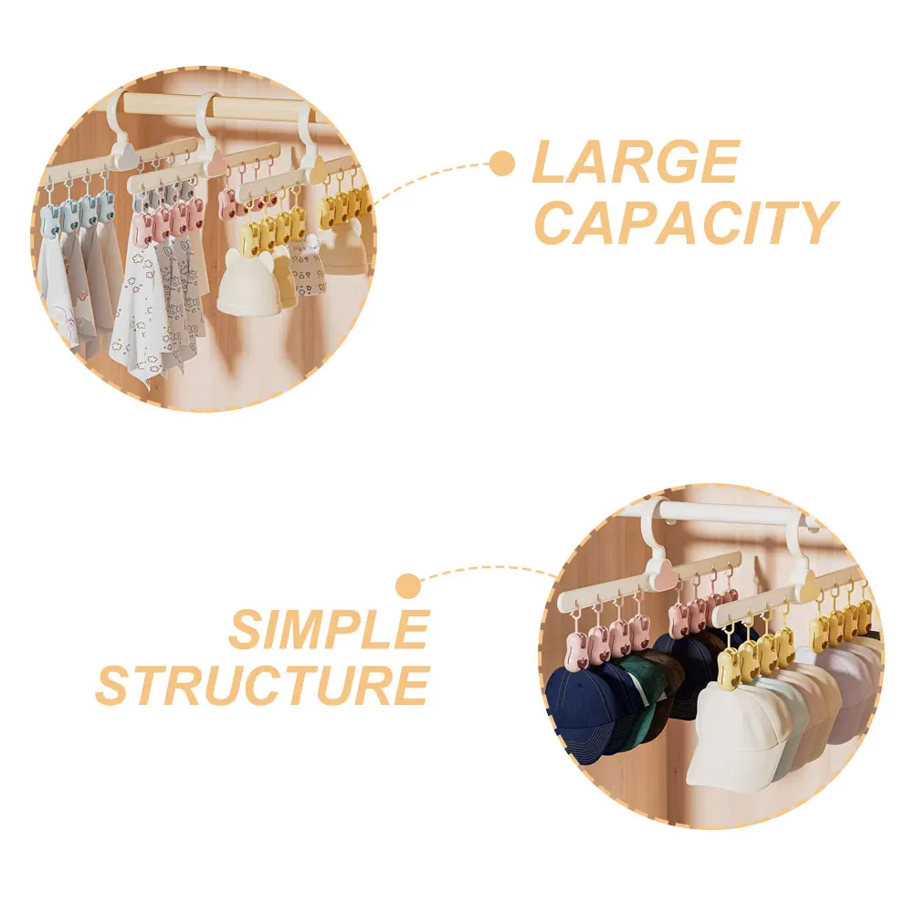 

3pcs Laundry Hanger Windproof Pp Clips Socks Clothes Space Saving Outdoor Balcony Towel Drying Rack Closet