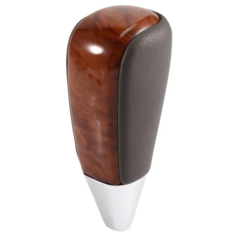 AT92-Gear Shift Knob AT Shifter Handle Knob For Toyota Land Cruiser LC200 2008- 2015 Walnut Grain OE 33504-60241