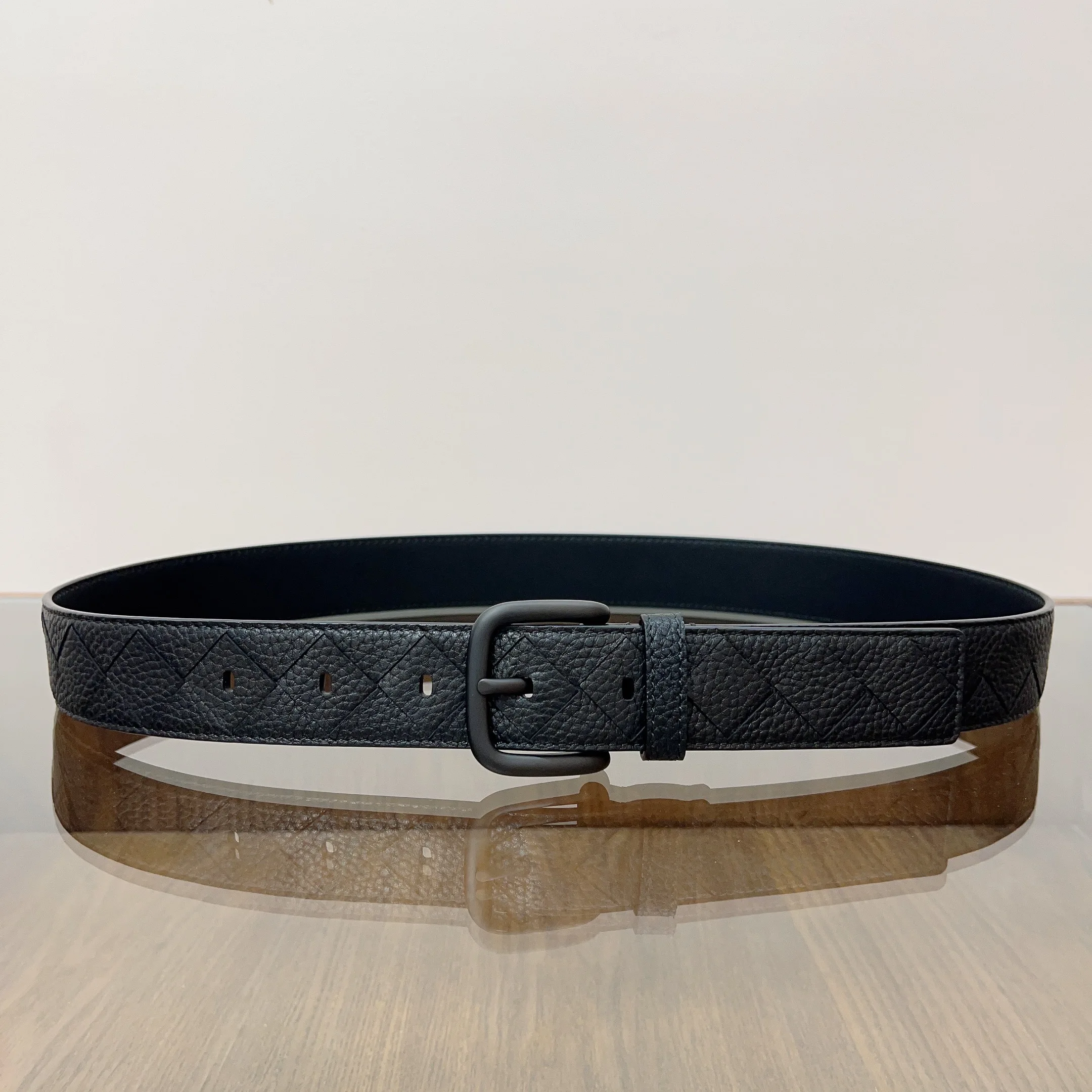 High Quality NEW Belt Men's Luxury Designer Genuine Leather Hand-woven belt Cowhide Fashion Classic Exquisite Waist Strap