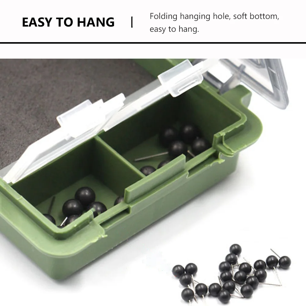 

1Pcs Fish Tackle Storage Box Thickened Plastic Folding Design with Multiple Grids Portable Fishing Lure Container for Bait