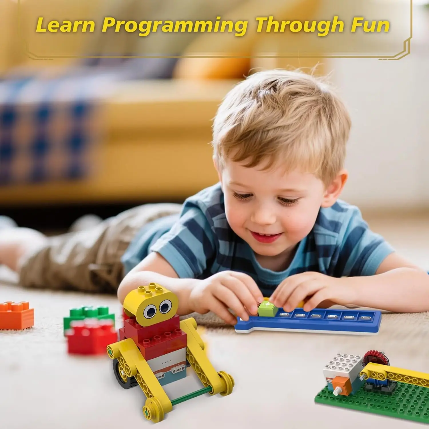 Zestaw robota do programowania bez ekranu 10 w 1 dla dzieci, ponad 85 elementów, zestawy naukowe, konstrukcja robotyki STEM, edukacyjne projekty programistyczne, prezenty