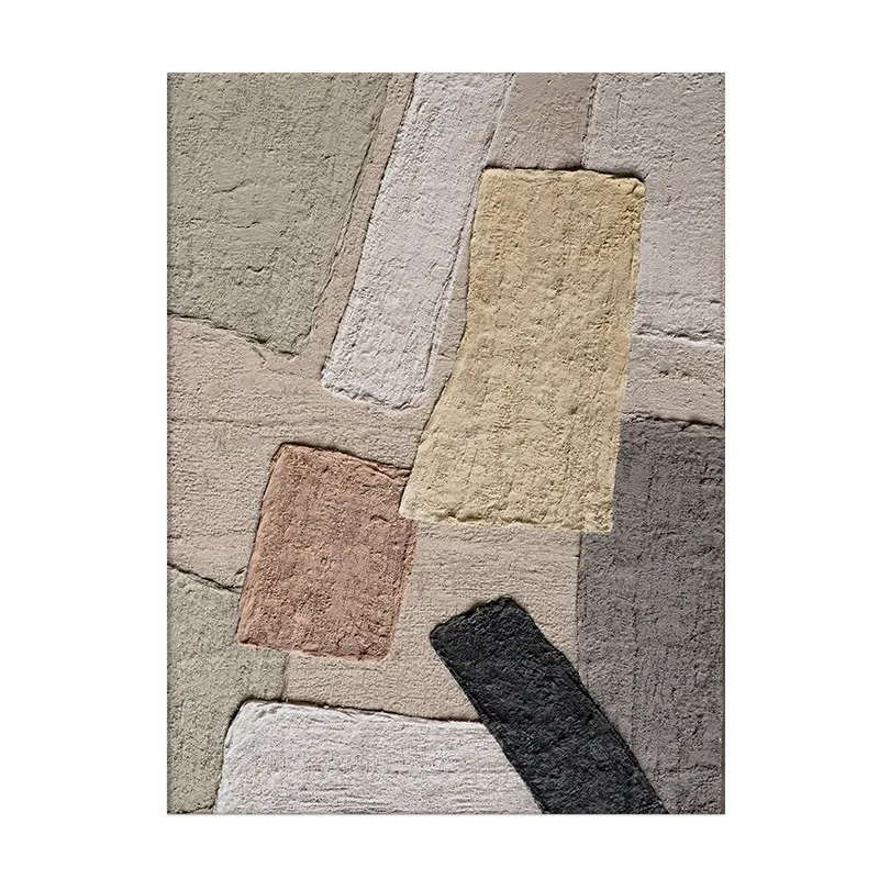 

Картина маслом в скандинавском стиле для спальни, абстрактная картина для гостиной, ручная работа.