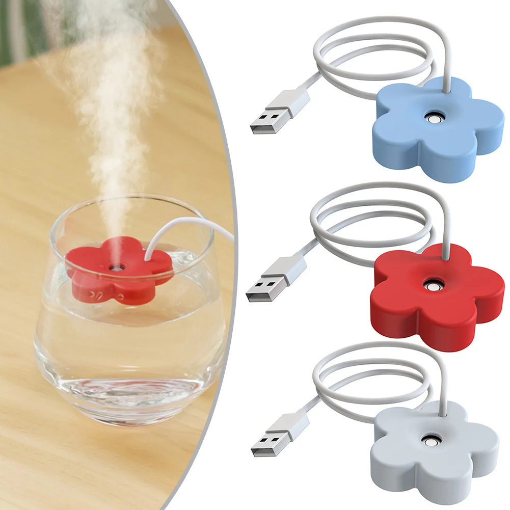 Home Car Portable USB Air Humidifier with Silent Atomization and Intelligent 8 Hour Timing Auto Shutoff for Vehicle Use