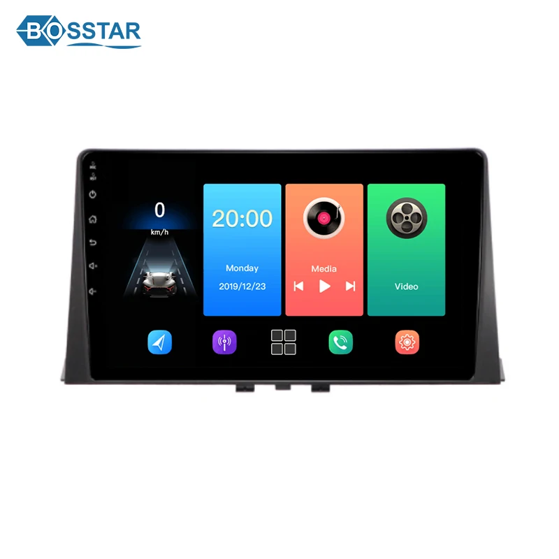 Bosstar Android GPS With Touch Screen For Citroen Berlingo 2019 Dashboard Portable Car Stereo With HD Display And USB