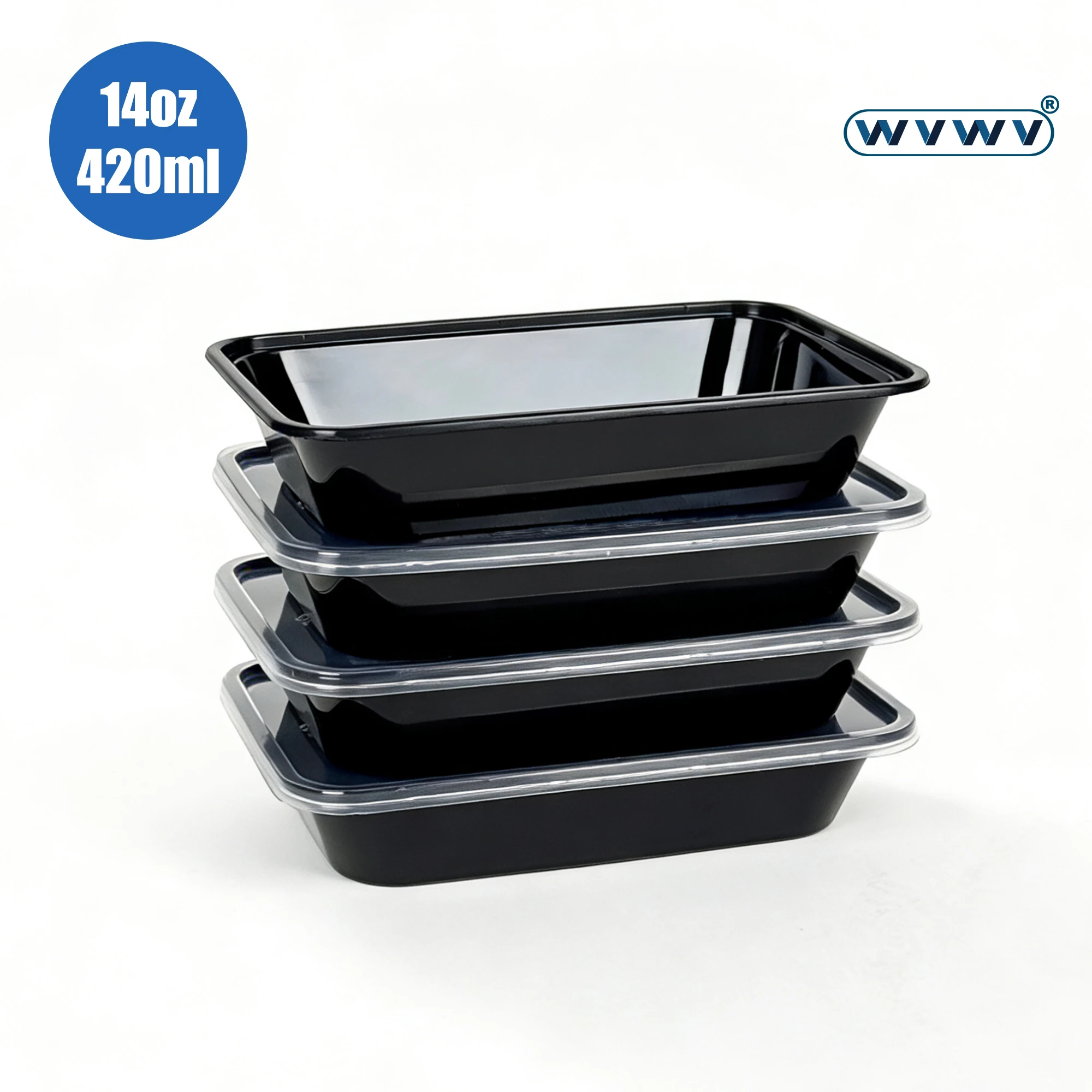 10/50Pcs, 420ml Reusable Food - огляд і ціна Meal Prep Menu