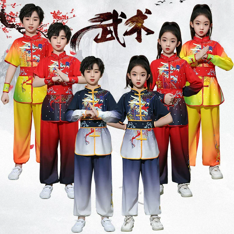 Men Tai Chi Uniform Cosplay Girl Clothes Children's Sets Martial Arts Suit Kung Fu Costume Adult Outfit Kids Boy Set Wushu Women