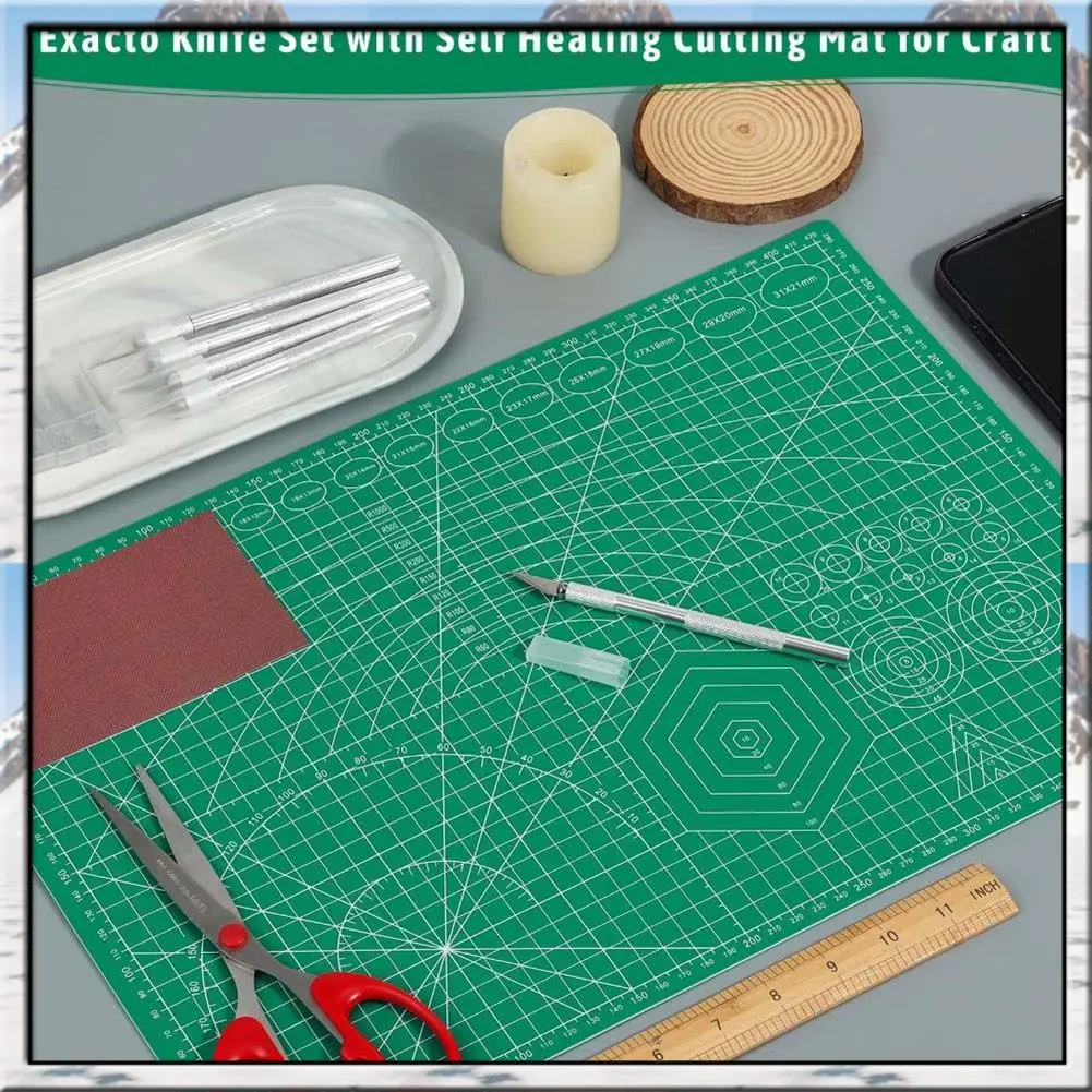 

Самозаживляющие коврики для резки Mar.5 Pack и набор ножей Exacto для поделок, скрапбукинга и стеганого рабочего коврика