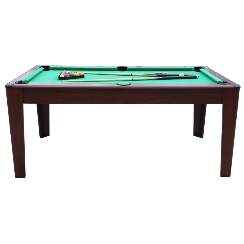 Custom 6ft Indoor Snooker Table With MDF Mat And PVC Pocket For Home Office Use Parent-child 9ft Pool Table