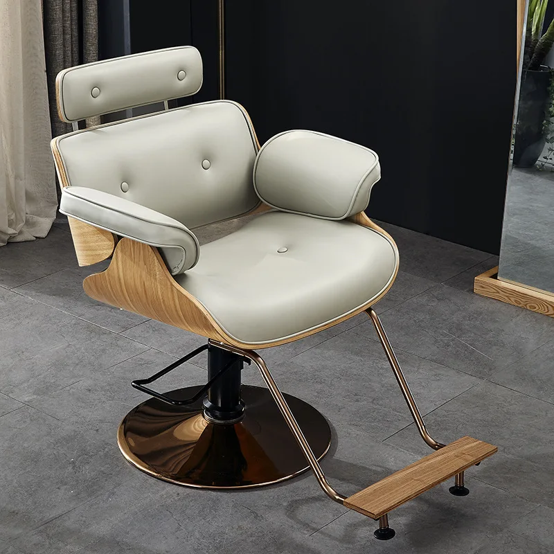 

Modern Portable Barber Chair Luxury Trendy Simple Ergonomic Salon Chair Beauty Design Silla De Barbero Salon Furniture