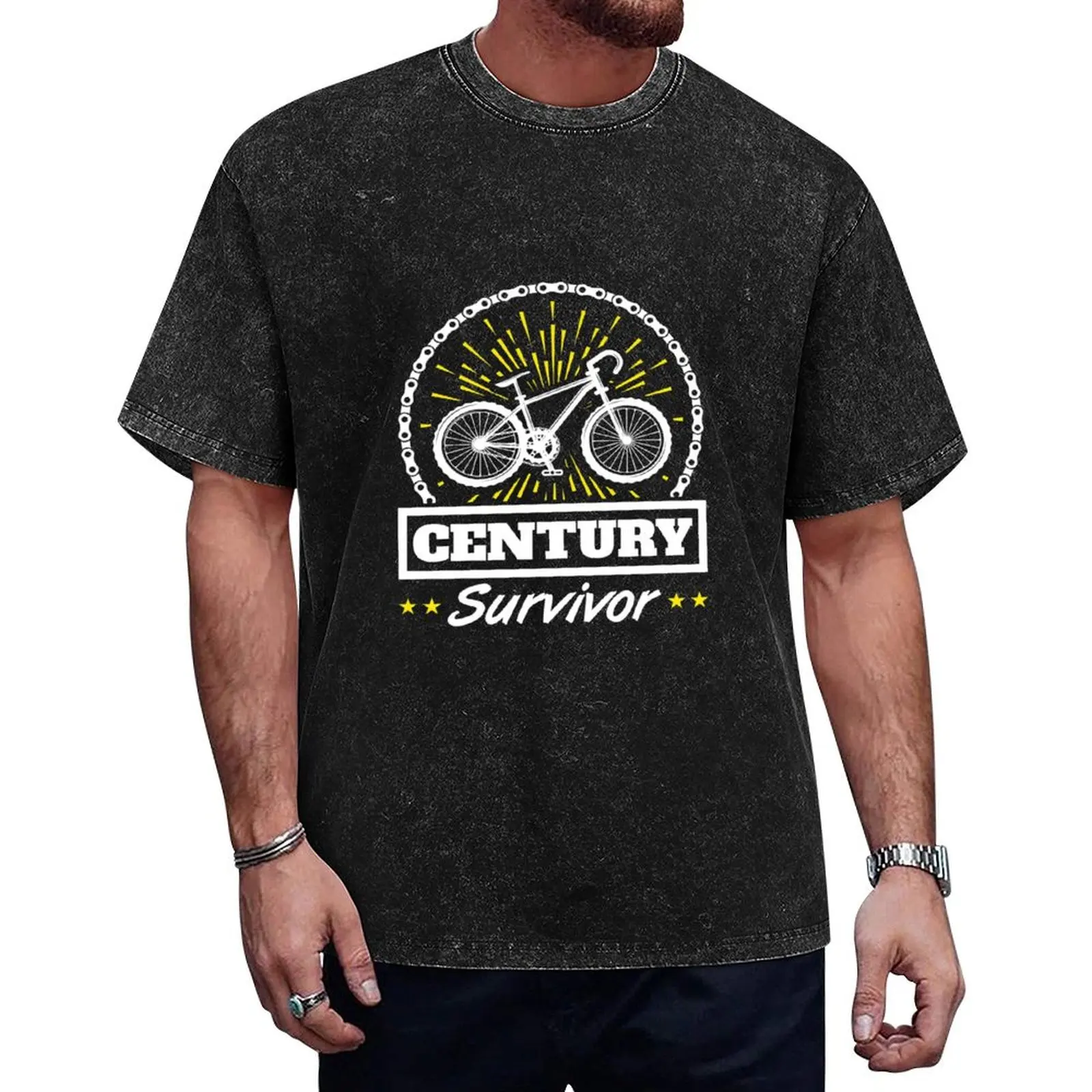 

Century Survivor Cyclist Cycling 100 Miles T-Shirt essential t shirt new edition sweat shirts, men