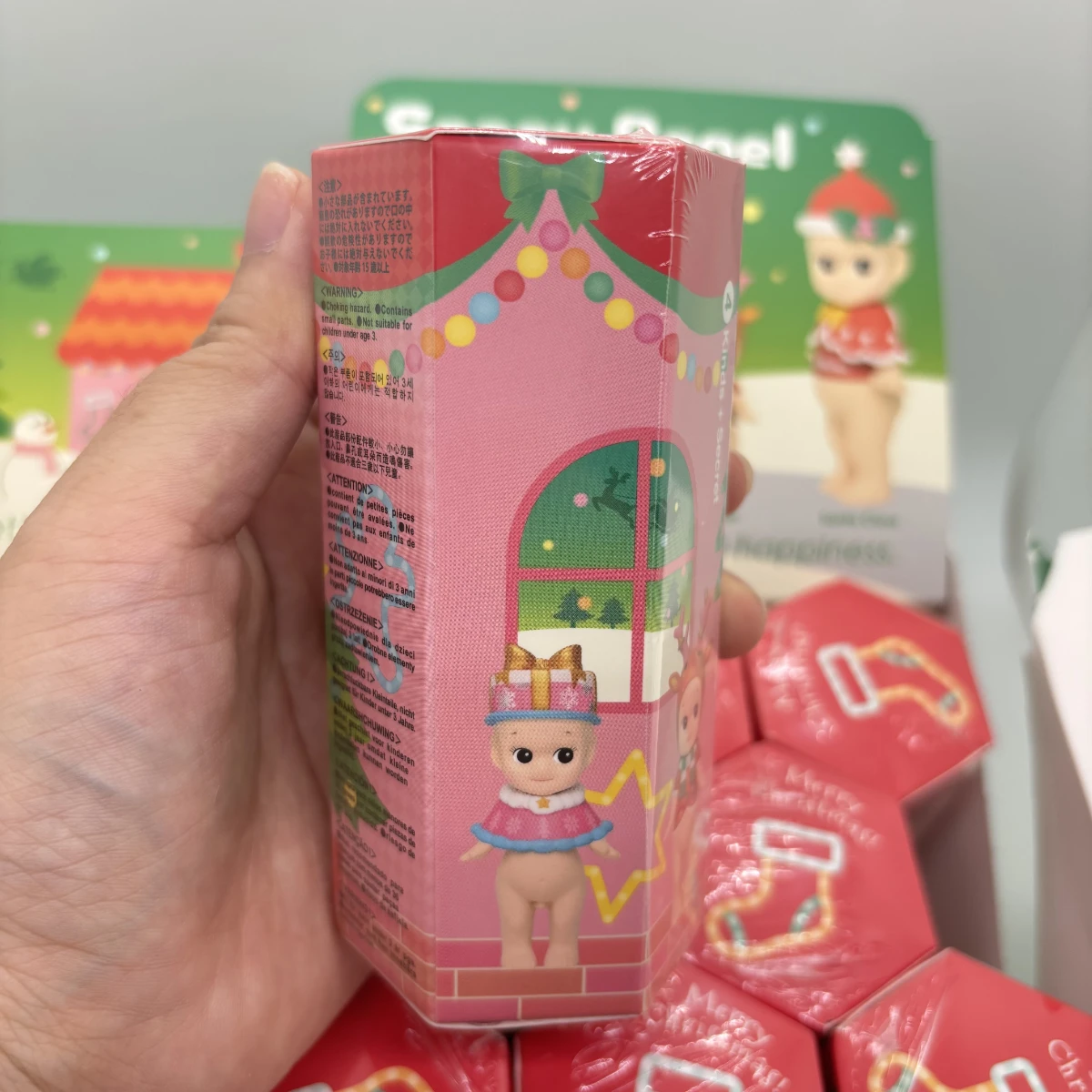 سوني الملاك الشكل الصغير 2016 سلسلة عيد الميلاد صندوق أعمى عيد الميلاد الأسرة الطرف تحت عنوان جوارب عيد الميلاد gifsAS65290 #6