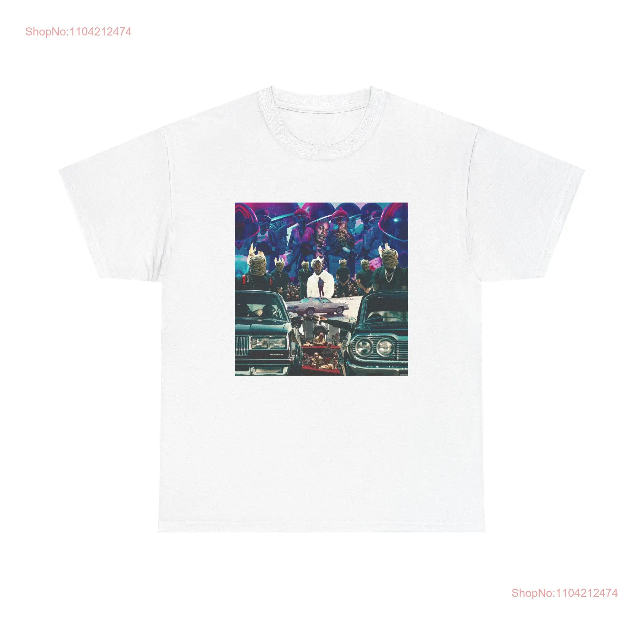 Kendrick Lamar Humble T Shirt Original Art Poster Surrealist Digital Collage long or short sleeves